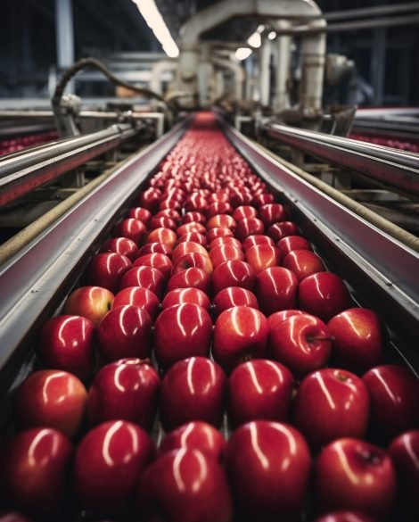 close-up-apples-being-processed